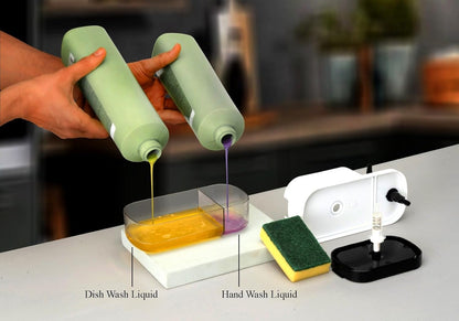 3 in 1 Soap Pump Dispenser Dish Soap Liquid Dispenser