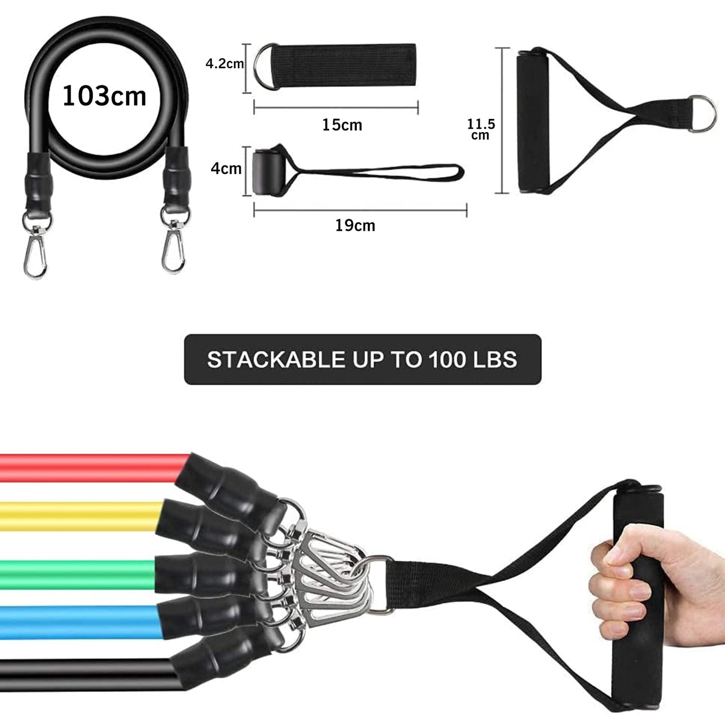 Premium Edition-Professional Toning Exercise and Workout Resistance Bands