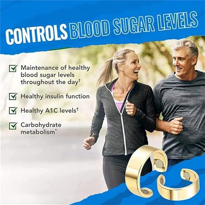 Blood Sugar Control Ring, Magnetic Therapy Ring (3Pcs)