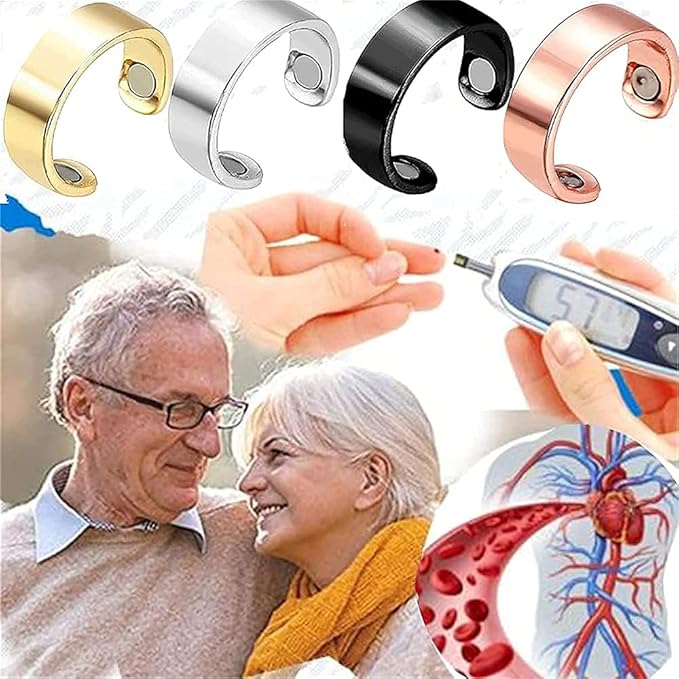 Blood Sugar Control Ring, Magnetic Therapy Ring (3Pcs)