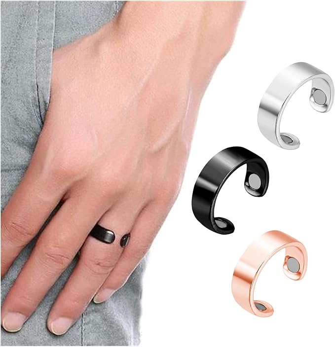 Blood Sugar Control Ring, Magnetic Therapy Ring (3Pcs)