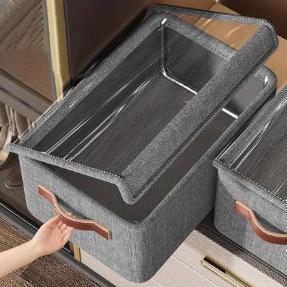 Folding Storage Boxes with Lid