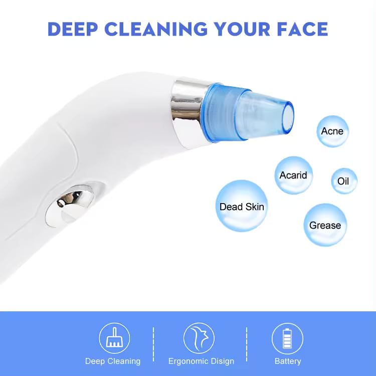 4 in 1 Multi-Function Acne Blackhead Pimple Pore Cleaner Vacuum Tool