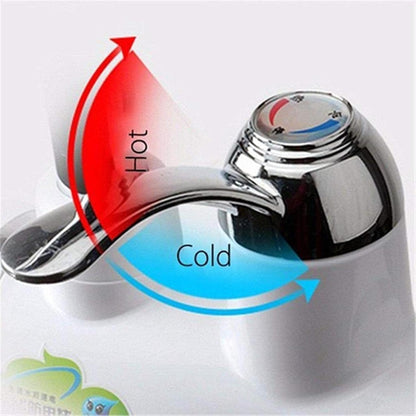 Instant Electric Heating Water Faucet with LED Temperature Display – 3 Second Hot Water Tap