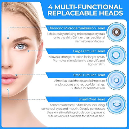 4 in 1 Multi-Function Acne Blackhead Pimple Pore Cleaner Vacuum Tool