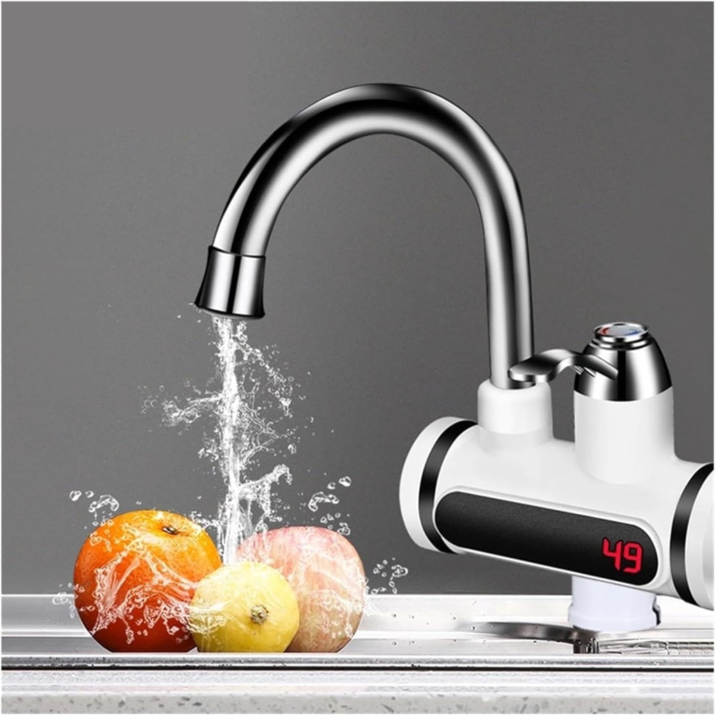 Instant Electric Heating Water Faucet with LED Temperature Display – 3 Second Hot Water Tap