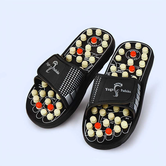 Acupressure Magnetic Therapy Paduka Slippers for Full Body Blood Circulation For Men and Women