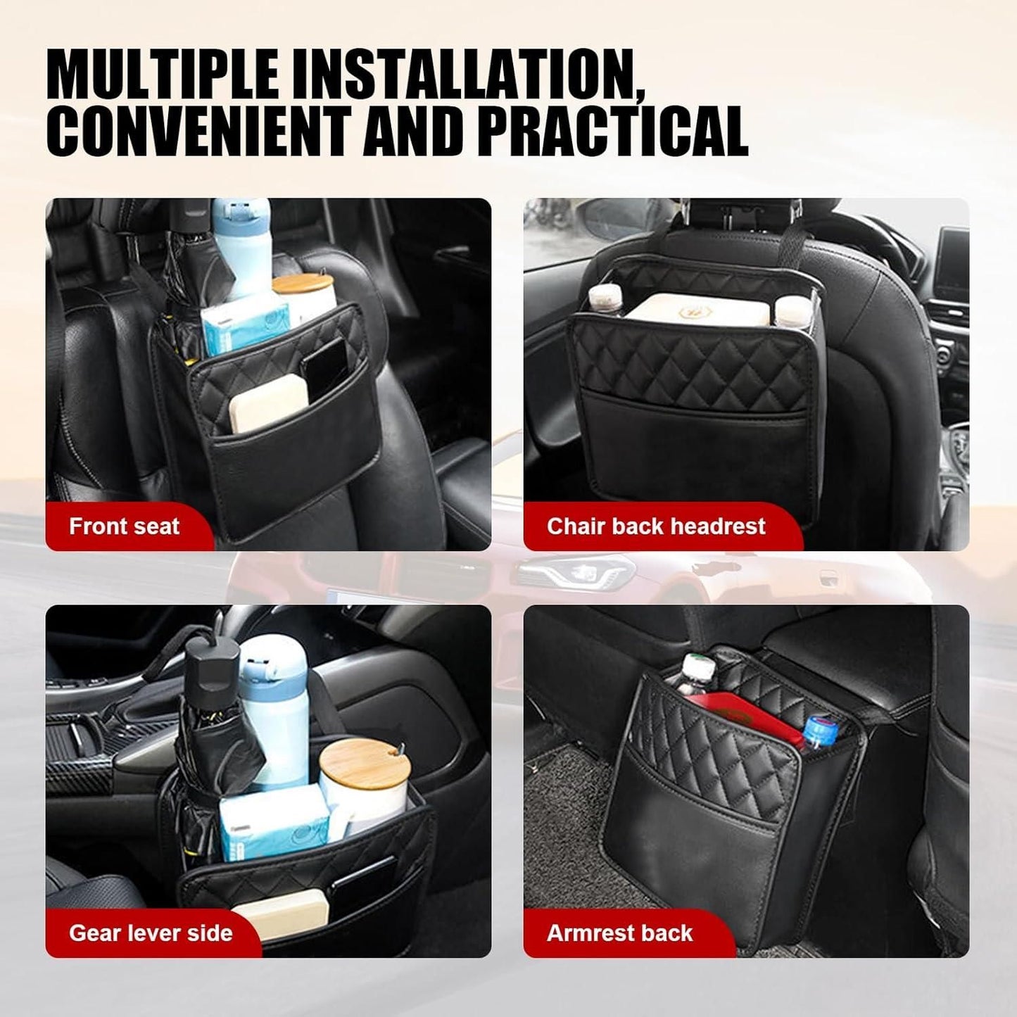 Car Backseat Organizer/ Storage Bag