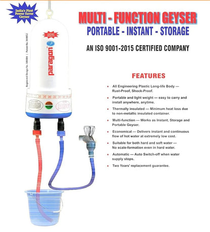 Portable Instant Water Heater Geyser (Shock Proof)