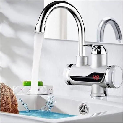 Instant Electric Heating Water Faucet with LED Temperature Display – 3 Second Hot Water Tap