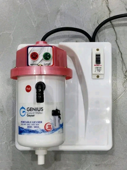 Portable Instant Water Heater Geyser (Shock Proof)