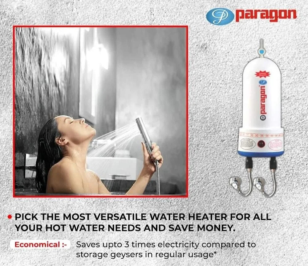Portable Instant Water Heater Geyser (Shock Proof)