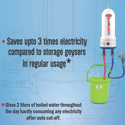 Portable Instant Water Heater Geyser (Shock Proof)